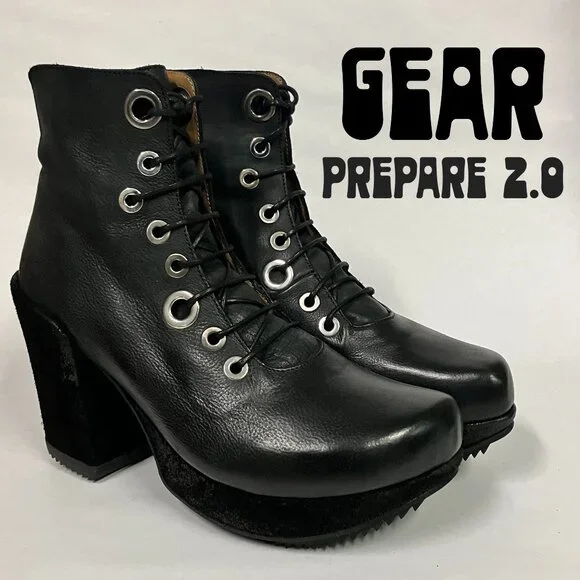 *BRAND NEW!* Fluevog 2016 Prepare 2.0 GEAR Booties, Cosmic, Size 9 (runs small)! - Picture 1 of 13